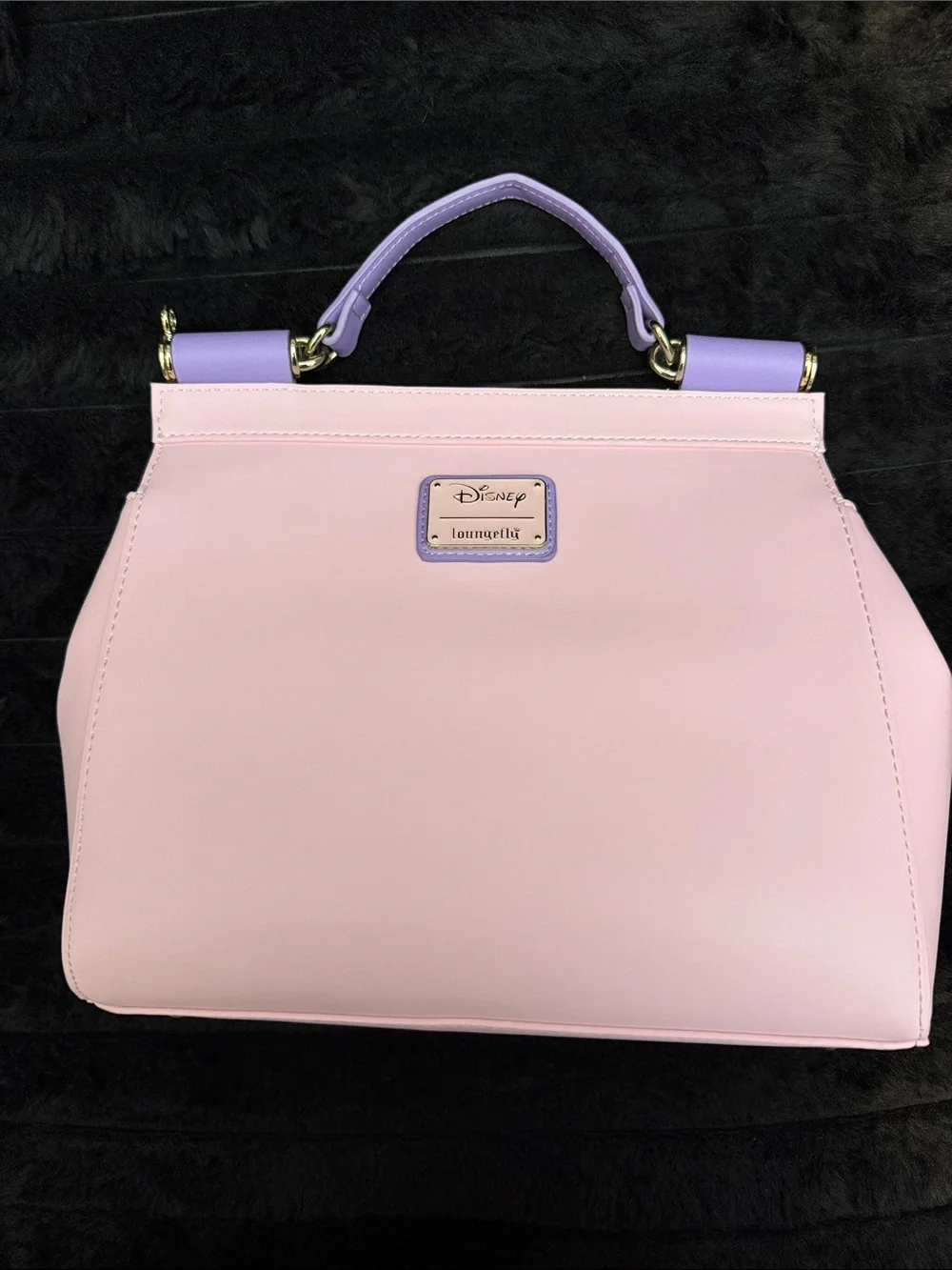 Loungefly Pink & Lavender Mermaid Top-Handle Satchel
